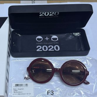 【低至2折!】SONS + DAUGHTERS Lenny Bio Bordeaux 兒童太陽眼鏡