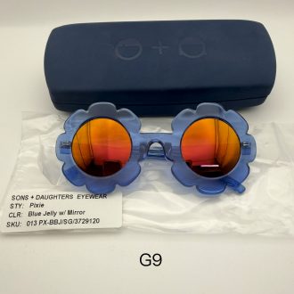 【低至2折!】SONS + DAUGHTERS Pixie Blue Jelly 兒童太陽眼鏡