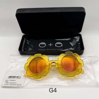 【低至2折!】SONS + DAUGHTERS Pixie Yellow Jelly 兒童太陽眼鏡