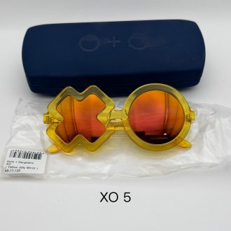 【低至2折!】SONS + DAUGHTERS XO Yellow Jelly Mirror 兒童太陽眼鏡