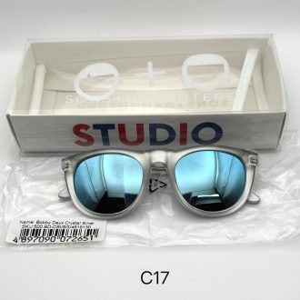 【低至1折!】Sons + Daughters Eyewear Bobby Deux Crystal Silver 兒童太陽眼鏡