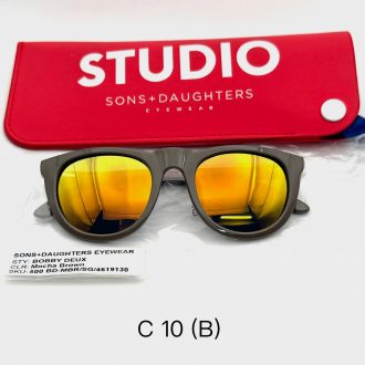 【低至1折!】Sons + Daughters Eyewear Bobby Deux Mocha Brown 兒童太陽眼鏡