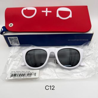 【低至1折!】Sons + Daughters Eyewear Bobby Deux White 兒童太陽眼鏡