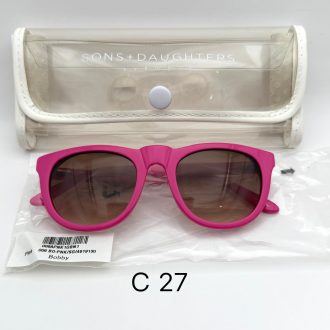 【低至1折!】Sons + Daughters Eyewear Bobby Pink 兒童太陽眼鏡