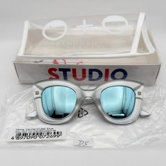 【低至1折!】Sons + Daughters Eyewear Cat-Cat Crystal Silver 兒童太陽眼鏡