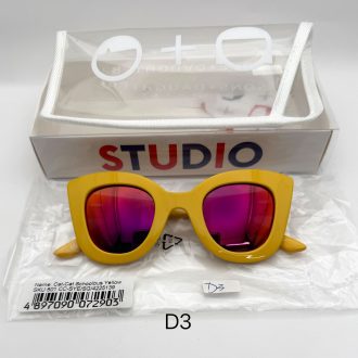 【低至1折!】Sons + Daughters Eyewear Cat-Cat Schoolbus Yellow 兒童太陽眼鏡