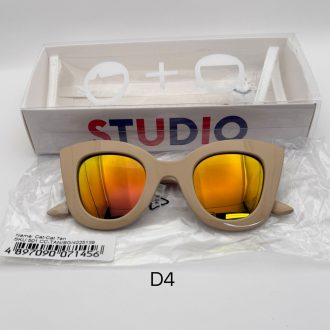 【低至1折!】Sons + Daughters Eyewear Cat-Cat Tan 兒童太陽眼鏡