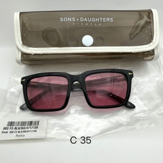 【低至1折!】Sons + Daughters Eyewear Ferris Black 兒童太陽眼鏡