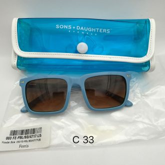 【低至1折!】Sons + Daughters Eyewear Ferris Powder Blue 兒童太陽眼鏡