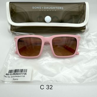 【低至1折!】Sons + Daughters Eyewear Jackie Pretty Pink 兒童太陽眼鏡