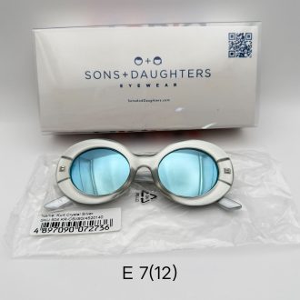 【低至1折!】Sons + Daughters Eyewear Kurt Crystal Silver 兒童太陽眼鏡