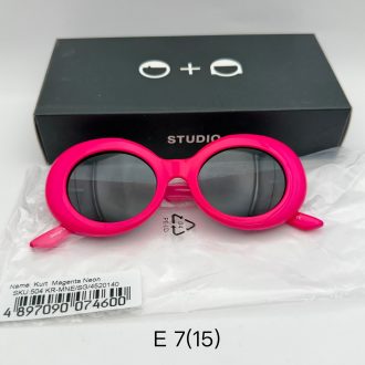【低至1折!】Sons + Daughters Eyewear Kurt Magenta Neon 兒童太陽眼鏡