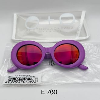 【低至1折!】Sons + Daughters Eyewear Kurt Syrup Purple 兒童太陽眼鏡