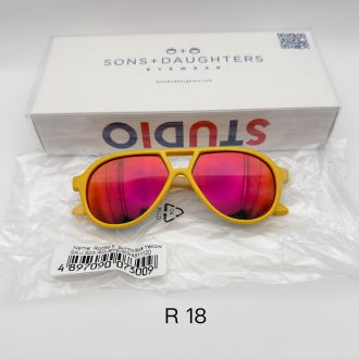 【低至1折!】Sons + Daughters Eyewear Rocky II Schoolbus Yellow 兒童太陽眼鏡