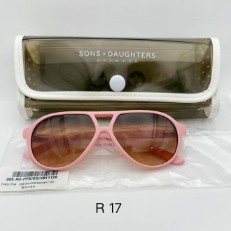 【低至1折!】Sons + Daughters Eyewear Rocky Pretty Pink 兒童太陽眼鏡