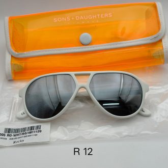 【低至1折!】Sons + Daughters Eyewear Rocky White 兒童太陽眼鏡